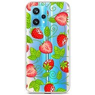 TopQ Kryt Realme 9 Pro+ silikón Strawberries 73282 - Kryt na mobil