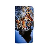 TopQ Case Xiaomi Redmi Note 11 Book Brown Tiger 73686 - Phone Case