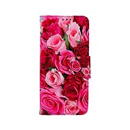 TopQ Case Xiaomi Redmi Note 11 Book Pink Roses 73677 - Phone Case