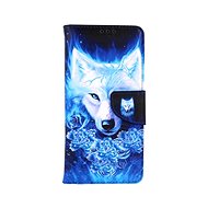 TopQ Case Samsung A13 booklet Turquoise wolf 73469 - Phone Case