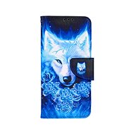 TopQ Xiaomi Redmi Note 11 book case Turquoise wolf 73419 - Phone Case