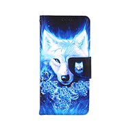 TopQ Xiaomi Redmi Note 11 Pro book case Turquoise wolf 73714 - Phone Case