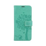 Forcell Case Xiaomi Redmi Note 11 book Tree with cat green 73902 - Phone Case