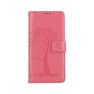 TopQ Case Samsung A13 booklet Pink tree owls 73819 - Phone Case