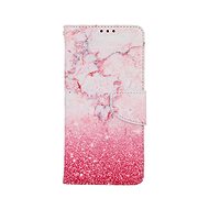 TopQ Case Samsung A13 book case Pink marble 73517 - Phone Case