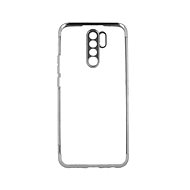 TopQ Cover Frame Xiaomi Redmi 9 silicone silver 52819 - Phone Cover