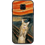 TopQ Cover Xiaomi Redmi Note 9 PRO silicone Scared Cat 51206 - Phone Cover