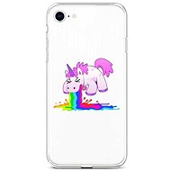 TopQ Cover iPhone SE 2022 silicone Rainbow Splash 74026 - Phone Cover