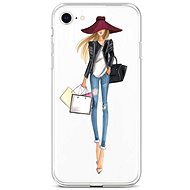 TopQ Cover iPhone SE 2022 silicone Lady 2 74035 - Phone Cover