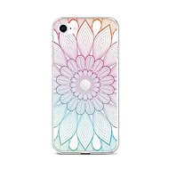TopQ Cover iPhone SE 2022 silicone Rainbow Mandala 74005 - Phone Cover