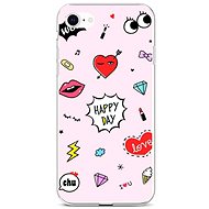 TopQ Cover iPhone SE 2022 silicone Happy Day 73943 - Phone Cover