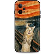 TopQ Cover Realme C31 silicone Scared Cat 74327 - Phone Cover