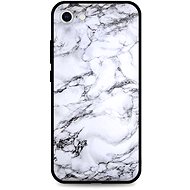 TopQ Cover LUXURY iPhone SE 2022 solid Marble White 74083 - Phone Cover