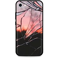 TopQ Cover LUXURY iPhone SE 2022 hard Pink Broken 74075 - Phone Cover