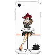 TopQ Cover iPhone SE 2022 silicone Lady 6 74034 - Phone Cover