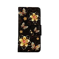 TopQ Case Samsung A53 5G booklet Golden flowers 73757 - Phone Case