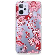 TopQ Cover Realme C31 Pink Butterfly 74431 - Phone Cover