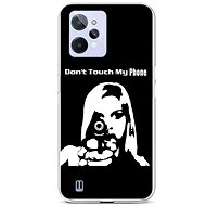 TopQ Cover Realme C31 silicone Don't Touch Gun 74353 - Phone Cover