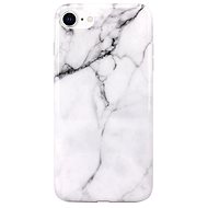 TopQ Cover iPhone SE 2022 Marble White 74491 - Phone Cover