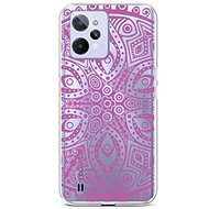 TopQ Cover Realme C31 silicone Violet Mandala 74364 - Phone Cover