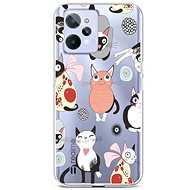 TopQ Cover Realme C31 silicone Cats 2 74355 - Phone Cover