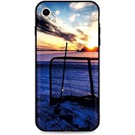 TopQ Kryt iPhone SE 2022 silikón Hockey Sunset 74397 - Kryt na mobil