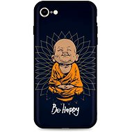 TopQ Cover iPhone SE 2022 silicone Be Happy 74386 - Phone Cover