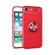 TopQ Cover iPhone SE 2022 Red with Red Ring 74635 - Phone Cover