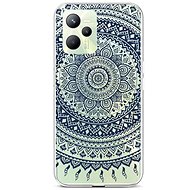 TopQ Cover Realme C35 Navy Mandala 74607 - Phone Cover