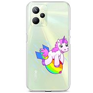 TopQ Cover Realme C35 Flying Unicorn 74604 - Phone Cover