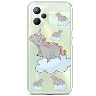 TopQ Cover Realme C35 Grey Unicorns 74598 - Phone Cover