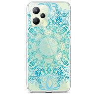 TopQ Cover Realme C35 Blue Mandala 74582 - Phone Cover