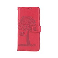 TopQ Case Realme 9i book Dark pink owl tree 71626 - Phone Case