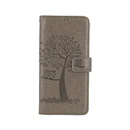 TopQ Case Realme 9i book Grey tree owls 71619 - Phone Case