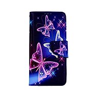 TopQ Case Realme 9 Pro+ book Blue with butterflies 71504 - Phone Case