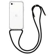TopQ Cover iPhone SE 2022 with black cord transparent 74630 - Phone Cover
