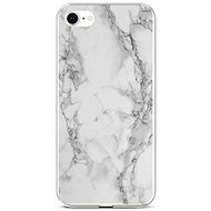 TopQ Cover STYLE iPhone SE 2022 silicone Marble White 74140 - Phone Cover