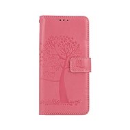TopQ Case Samsung A53 5G booklet Pink tree owls 73832 - Phone Case