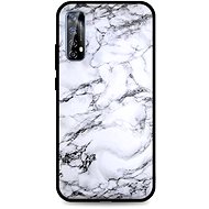 TopQ Cover LUXURY Realme 7 solid Marble White 55005 - Phone Cover