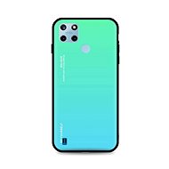 TopQ Cover LUXURY Realme C25Y solid rainbow green 70224 - Phone Cover