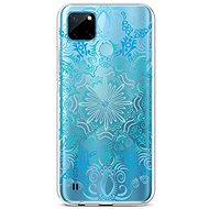 TopQ Cover Realme C21Y silicone Blue Mandala 69952 - Phone Cover