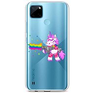 TopQ Cover Realme C21Y silicone Rainbow Gun 69947 - Phone Cover