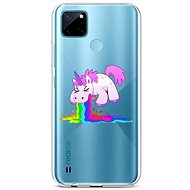 TopQ Cover Realme C21Y silicone Rainbow Splash 69931 - Phone Cover