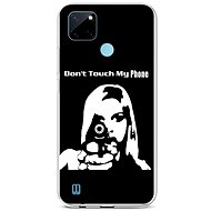 TopQ Cover Realme C21Y silicone Don't Touch Gun 69922 - Phone Cover