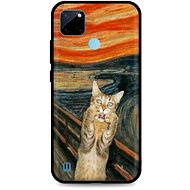 TopQ Cover Realme C21Y silicone Scared Cat 69715 - Phone Cover