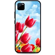TopQ Cover Realme C21Y silicone Tulips 69708 - Phone Cover