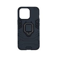TopQ Cover iPhone 13 Pro durable black with ring 70705 - Phone Cover