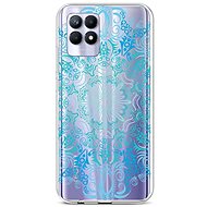TopQ Cover Realme 8i silicone Blue Mandala 69854 - Phone Cover
