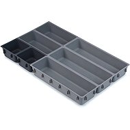 Verk 07193 Compact drawer organiser, grey - Drawer Organiser
