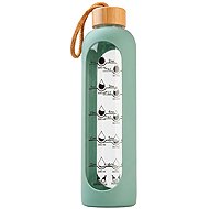 DuraHome Láhev skleněná, HydroCoach, 1 l, zelená_4070 - Drinking Bottle